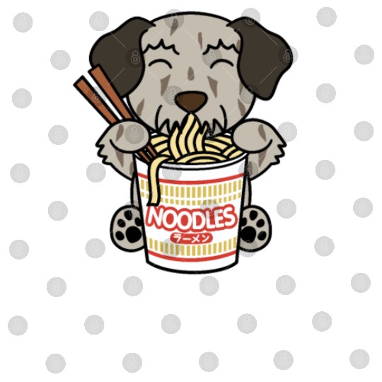 Irish Wolfhound Instant Ramen Noodles Digital Files