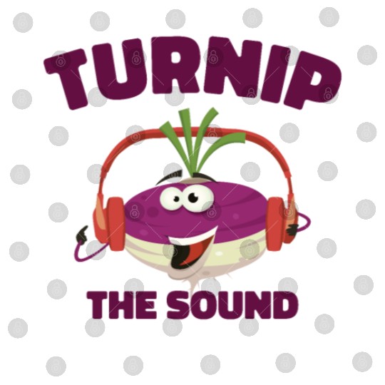 Music Turnip Party Music Lover Vegetable Digital Files