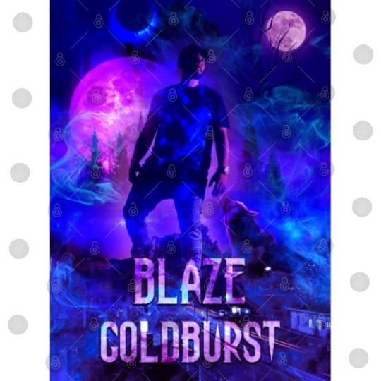 Blaze Goldburst Fantasy Book Brave Man Horror Digital Files