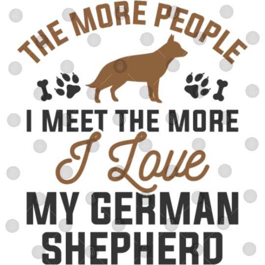 I Love My German Shepherd Digital Files