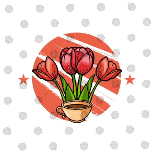 Tulip Garden Gardening Digital Files