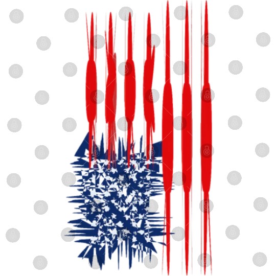 US Flag Vertical Digital Files American Stars Stripes