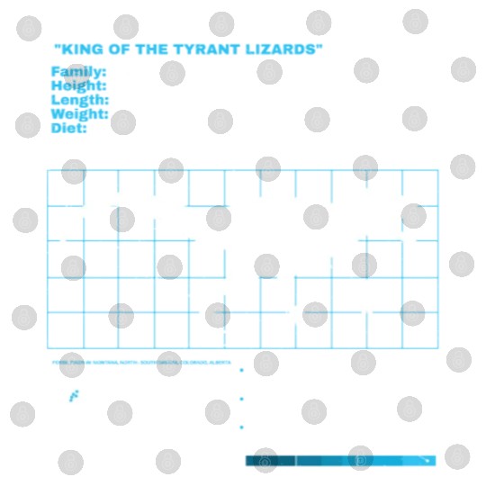 Tyrannosaurus Rex fact sheet Digital Files