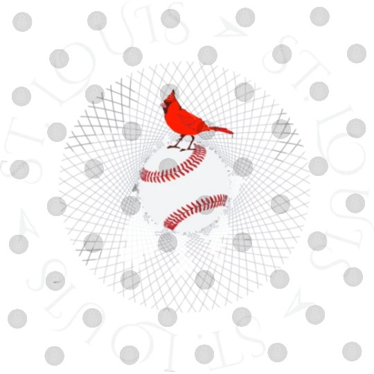 Saint Louis Red Cardinal Circle Font 2019 Digital Files