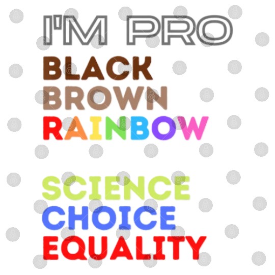 black brown rainbow facts science choice equality Digital Files