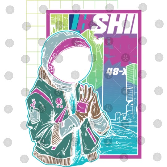 Chaos Astronaut Punk Spaceman Digital Files