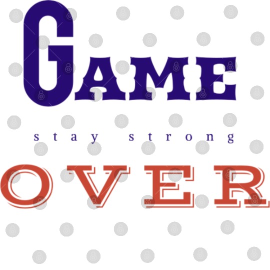 Game over like attitude person. Digital Files