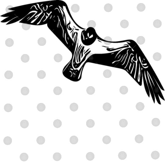 Vintage Seagull In Flight Digital Files