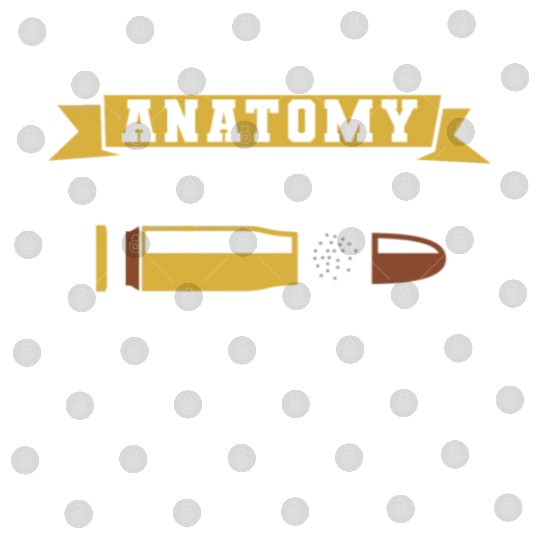 Funny Anatomy Of A Pew Pewer - Ammo Gun Digital Files