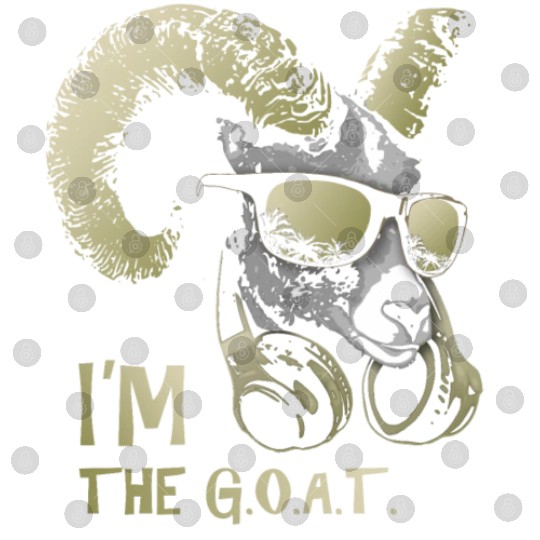 I'm The Goat Bling Cool and Funny Music Animal Digital Files