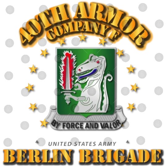 Army Company F 40th Armor Berlin Brigade Digital Files