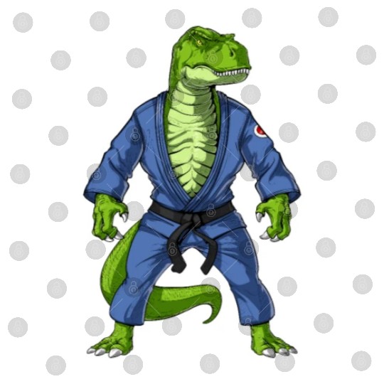 Jiu-Jitsu T-Rex Dinosaur Digital Files