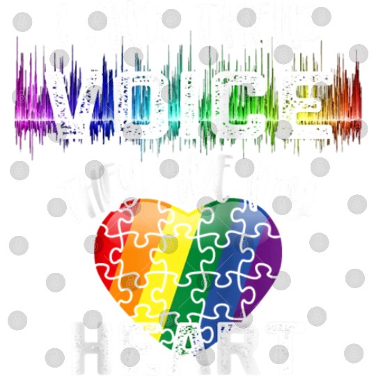 Autism Teacher I Am Their Voice They Are My Heart Digital Files