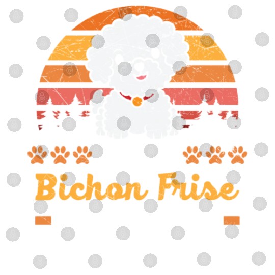 Best Bichon Frise Dad Ever Curly Hair Pup Puppy Digital Files