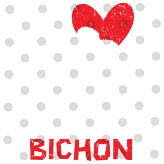 I Love My Bichon Frise Curly Hair Pup Puppy Lover Digital Files