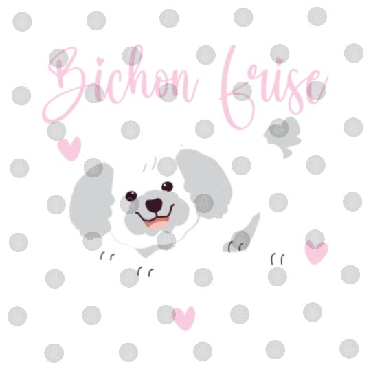Pawesome Bichon Frise Mom Curly Hair Pup Puppy Digital Files