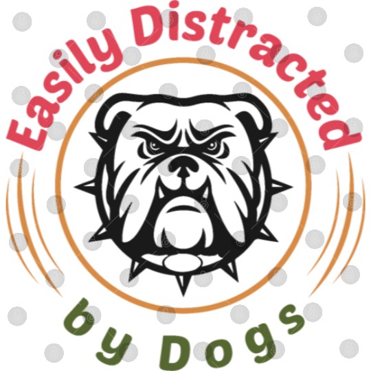 Easily Distracted By Dog pitbull lover Digital Files