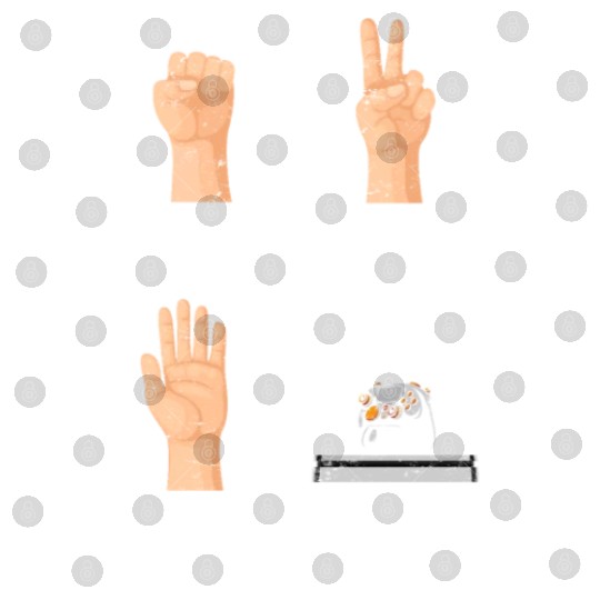 Rock Paper Scissors Nothing Beats Console PC Funny Digital Files