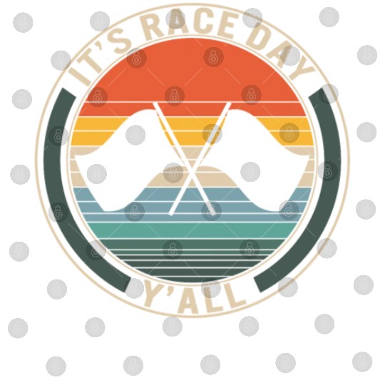 It's Race Day Y'all Digital Files, Race Day Checkered