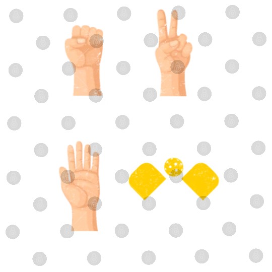 Rock Paper Scissors Nothing Beats Pickleball Playe Digital Files