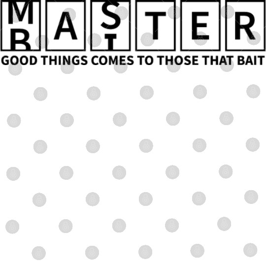 Master Baiter Funny Double Meaning Fishing Design Digital Files