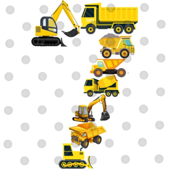 Construction Vehicles Trucks For 7 Year Old Boys Digital Files