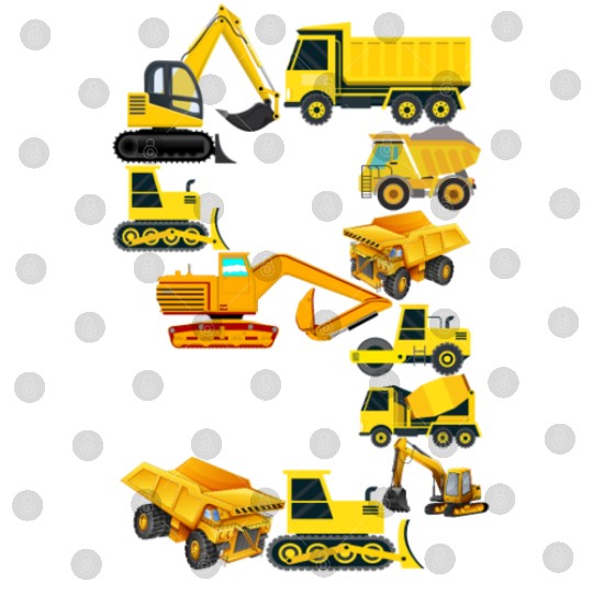 Construction Vehicles Trucks For 9 Year Old Boys Digital Files