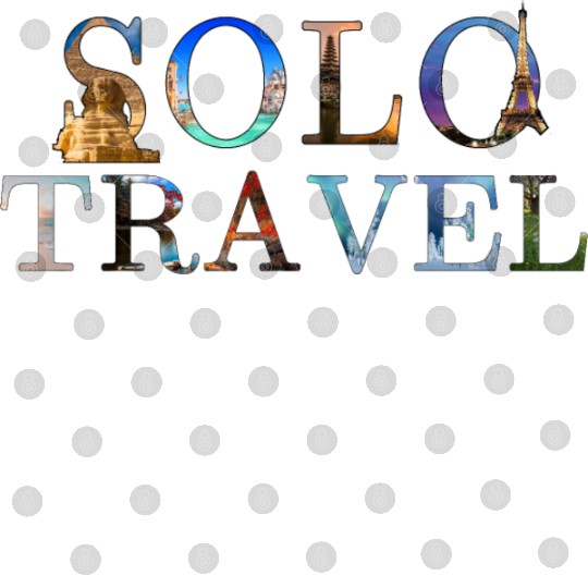 in love with solo travel, in all seasons Digital Files