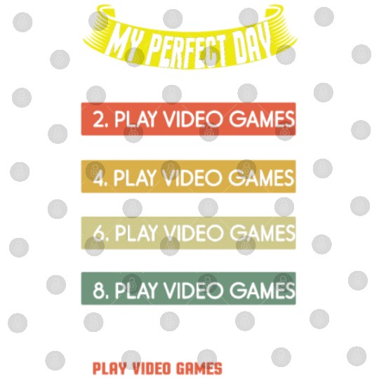 My Perfect Is Play Video Game Day Lover Gaming Digital Files