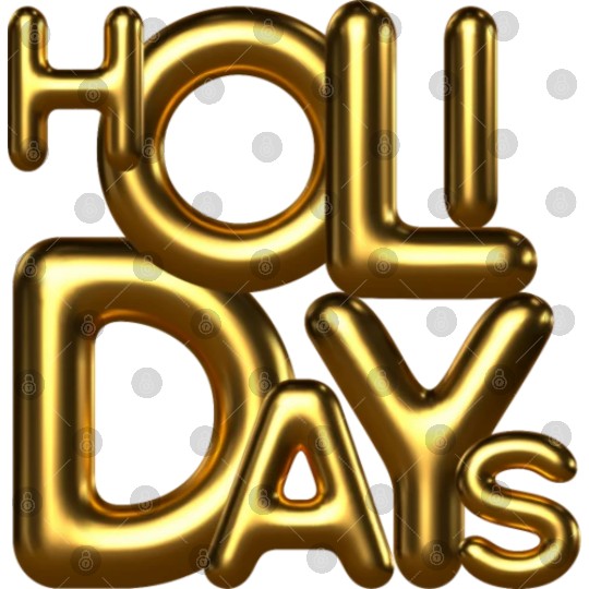 Holidays gold Digital Files