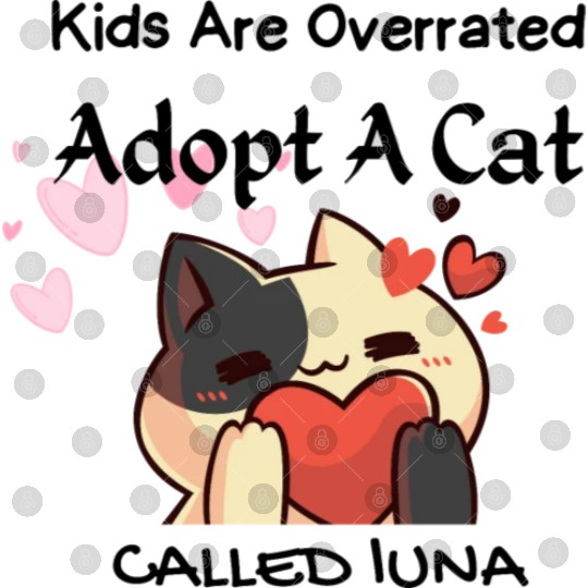 kids are overrated adopt a cat Digital Files