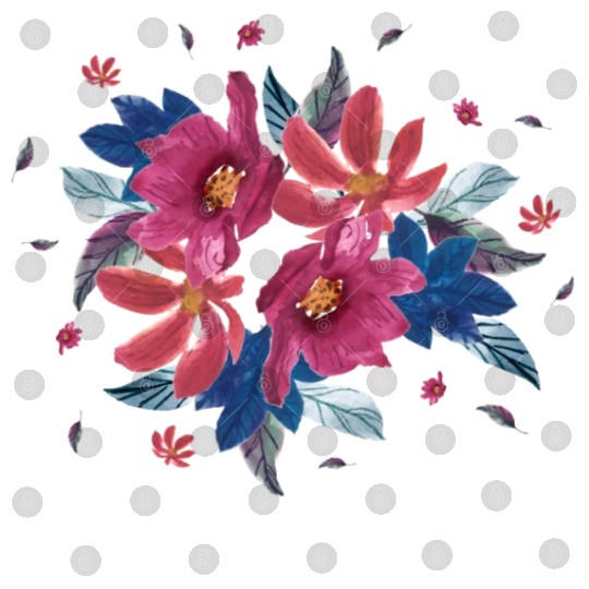 Summer wild flowers mix Digital Files