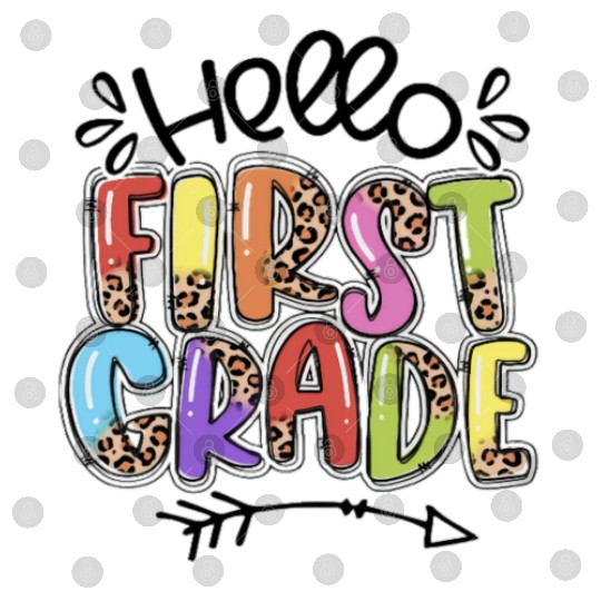 Hello First Grade Back to School Student Teacher Digital Files