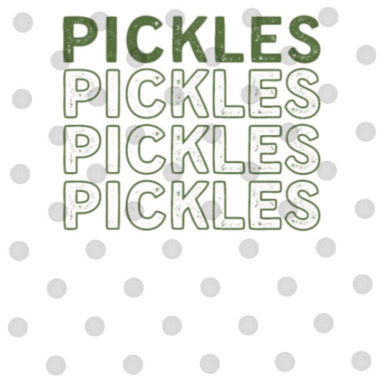 Funny Vegetable Pickles Retro Green Cucumber Humor Digital Files