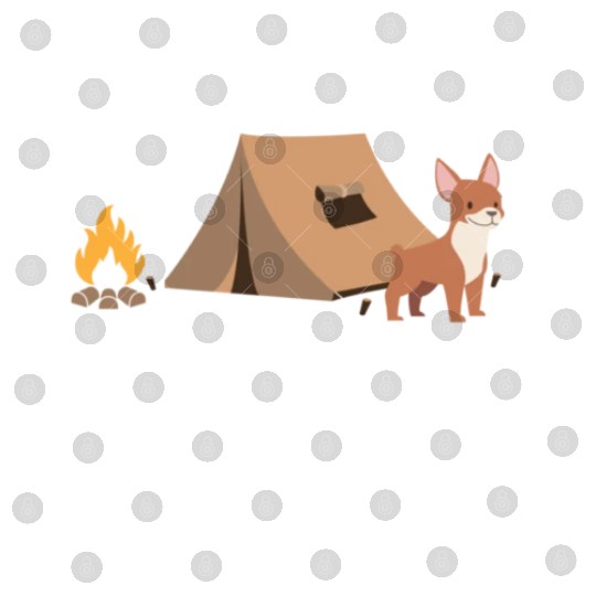 Camping Camper Never Camp Alone Dog Lover Gift Digital Files
