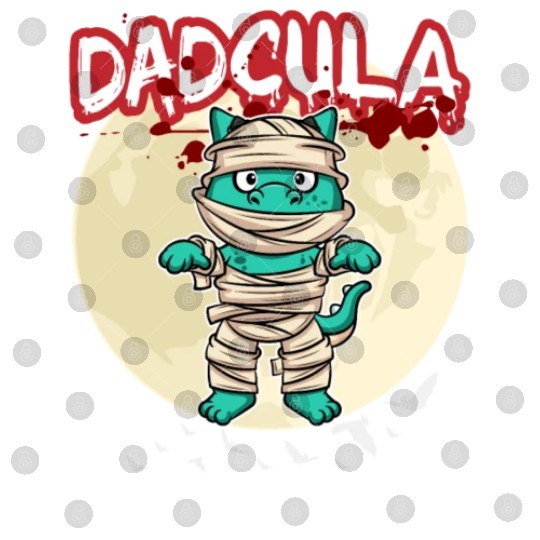 Dadcula Dracula Vampire Dad Funny Halloween Party Digital Files