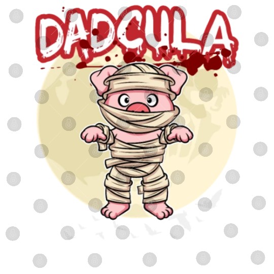 Dadcula Dracula Vampire Dad Funny Halloween Party Digital Files