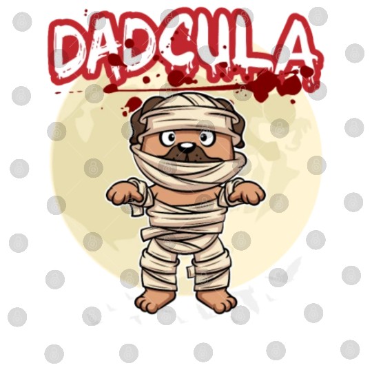 Dadcula Dracula Vampire Dad Funny Halloween Party Digital Files