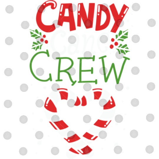 Candy Cane Crew Christmas Sweet Mistletoe Holiday Digital Files