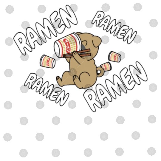 Shar Pei Instant Ramen Noodles Digital Files