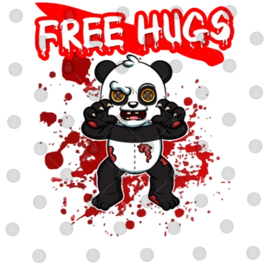Free Hugs Halloween Sarcasm Scary Creepy Costume Digital Files