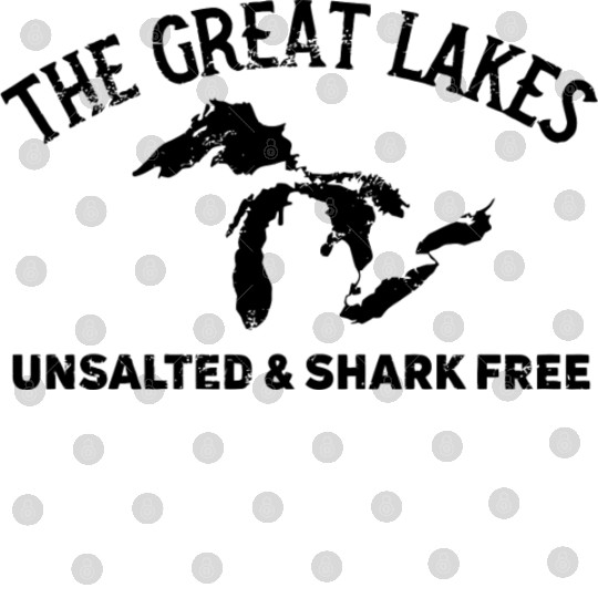 The Great Lakes Unsalted Shark Free Michigan Vinta Digital Files