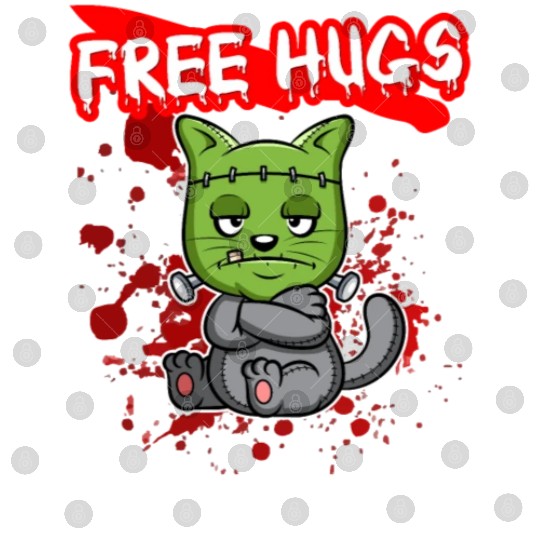 Free Hugs Halloween Sarcasm Scary Creepy Costume Digital Files