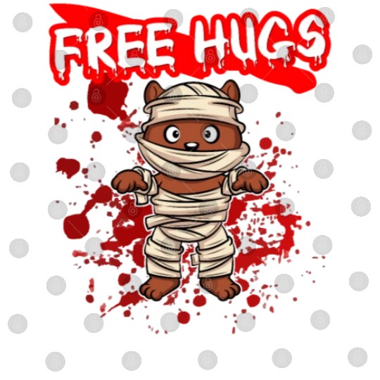 Free Hugs Halloween Sarcasm Scary Creepy Costume Digital Files