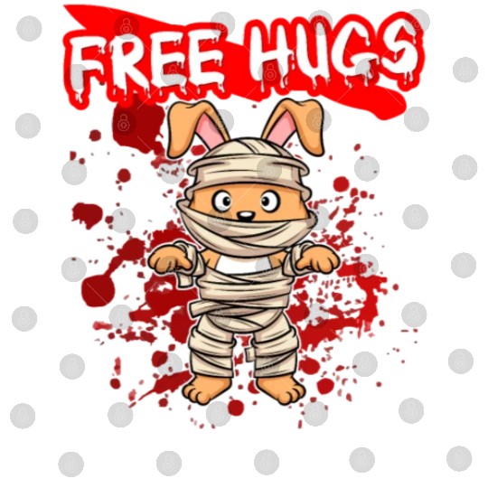 Free Hugs Halloween Sarcasm Scary Creepy Costume Digital Files