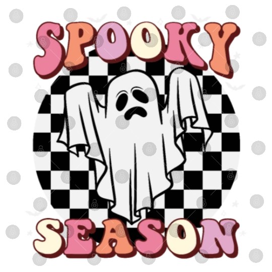 Spooky Season Halloween Vintage Text Design Digital Files