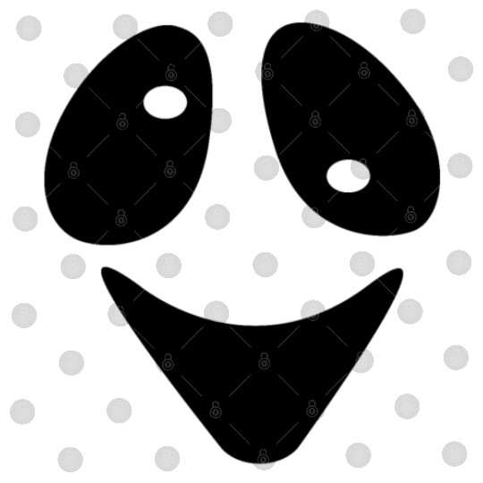 Halloween Scary Ghost Face Costume Digital Files