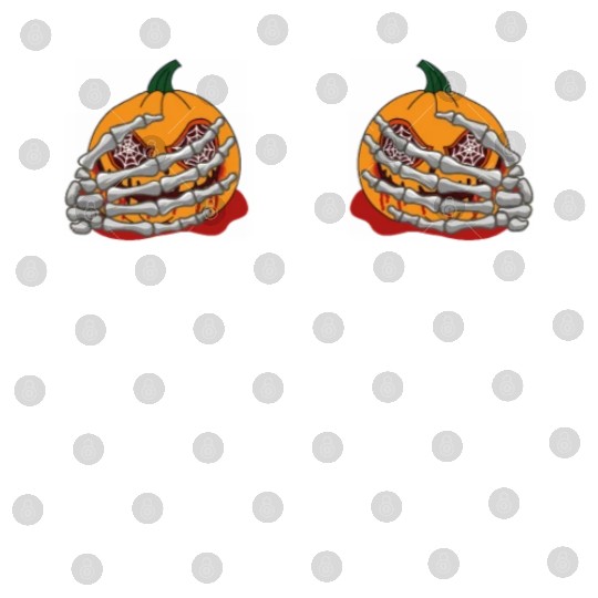 Halloween Pumpkin Boob Skeleton Hand Digital Files