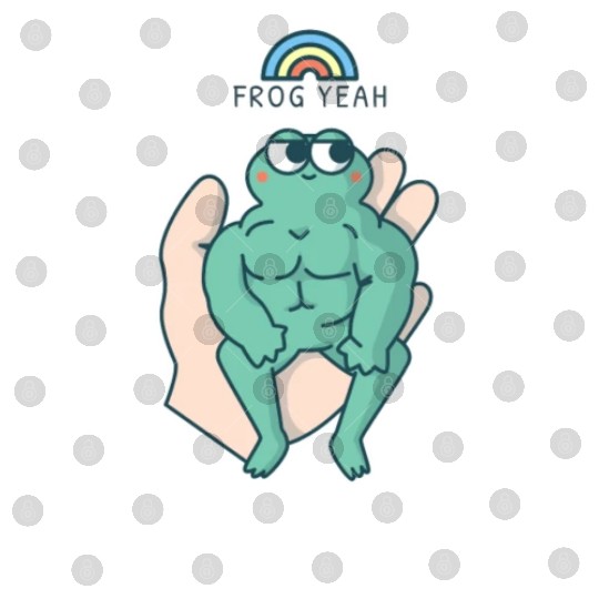 FROG YEAH Funny Cute Frog Digital Files