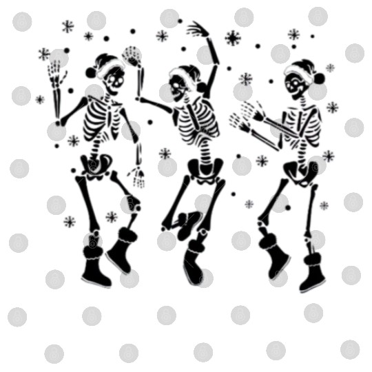 Halloween Party Dancing Skeleton Trick or treat Digital Files